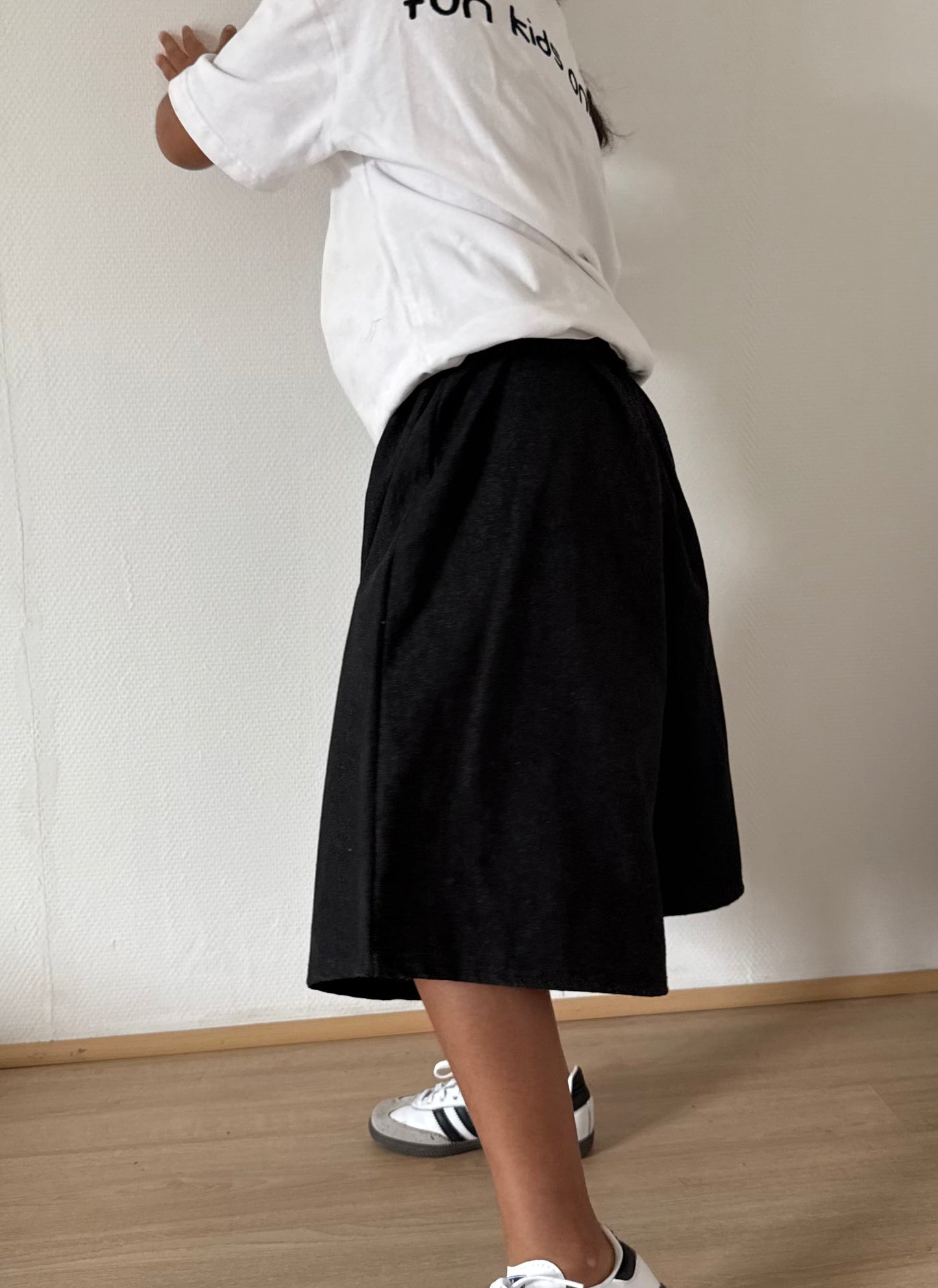 Jean skort - noir