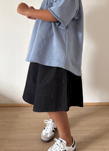 Jean skort - noir