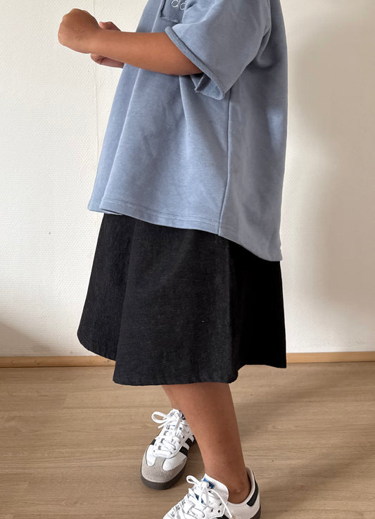 Jean skort - noir