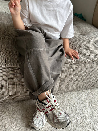 Jean oversize - soft grey
