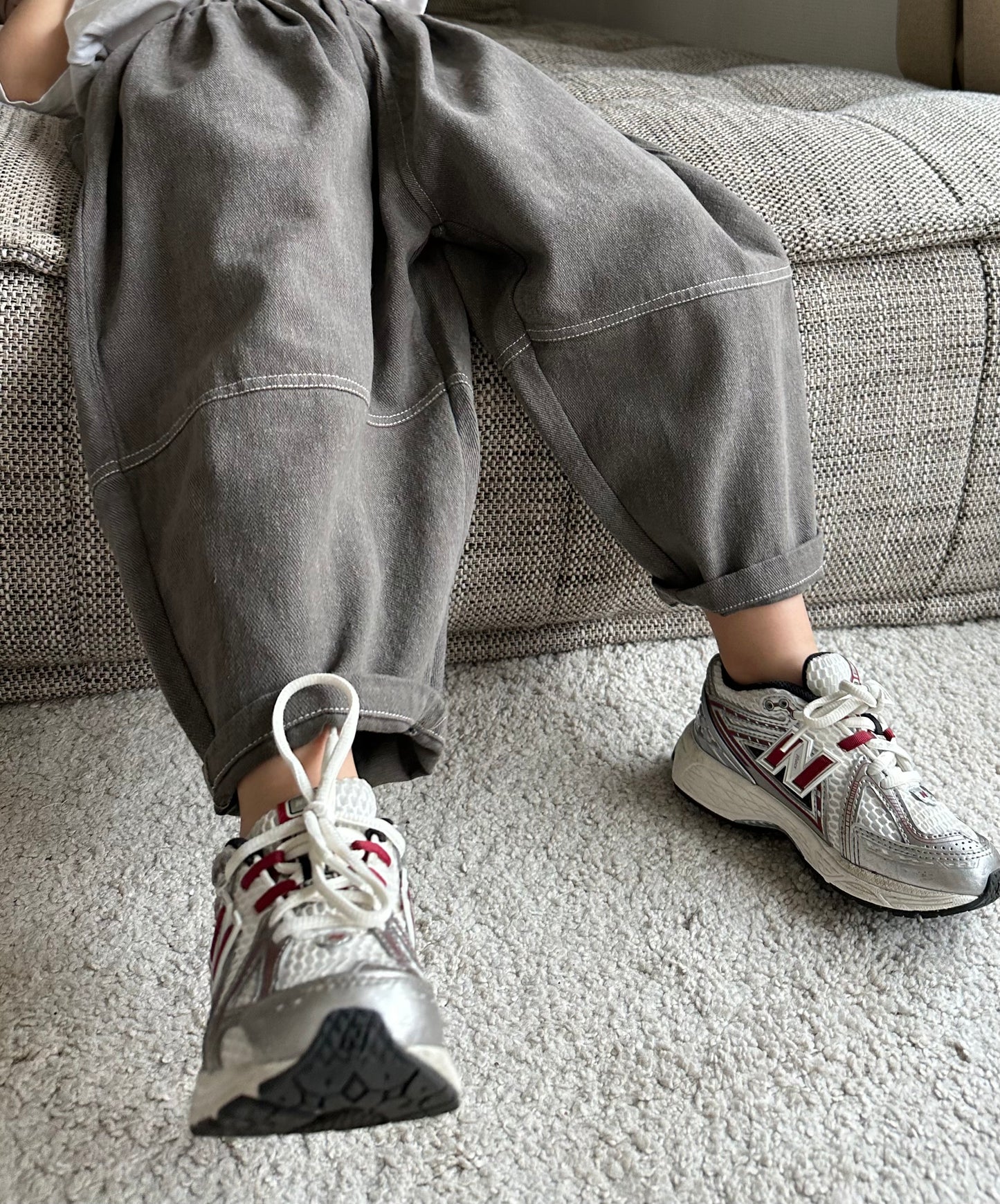Jean oversize - soft grey