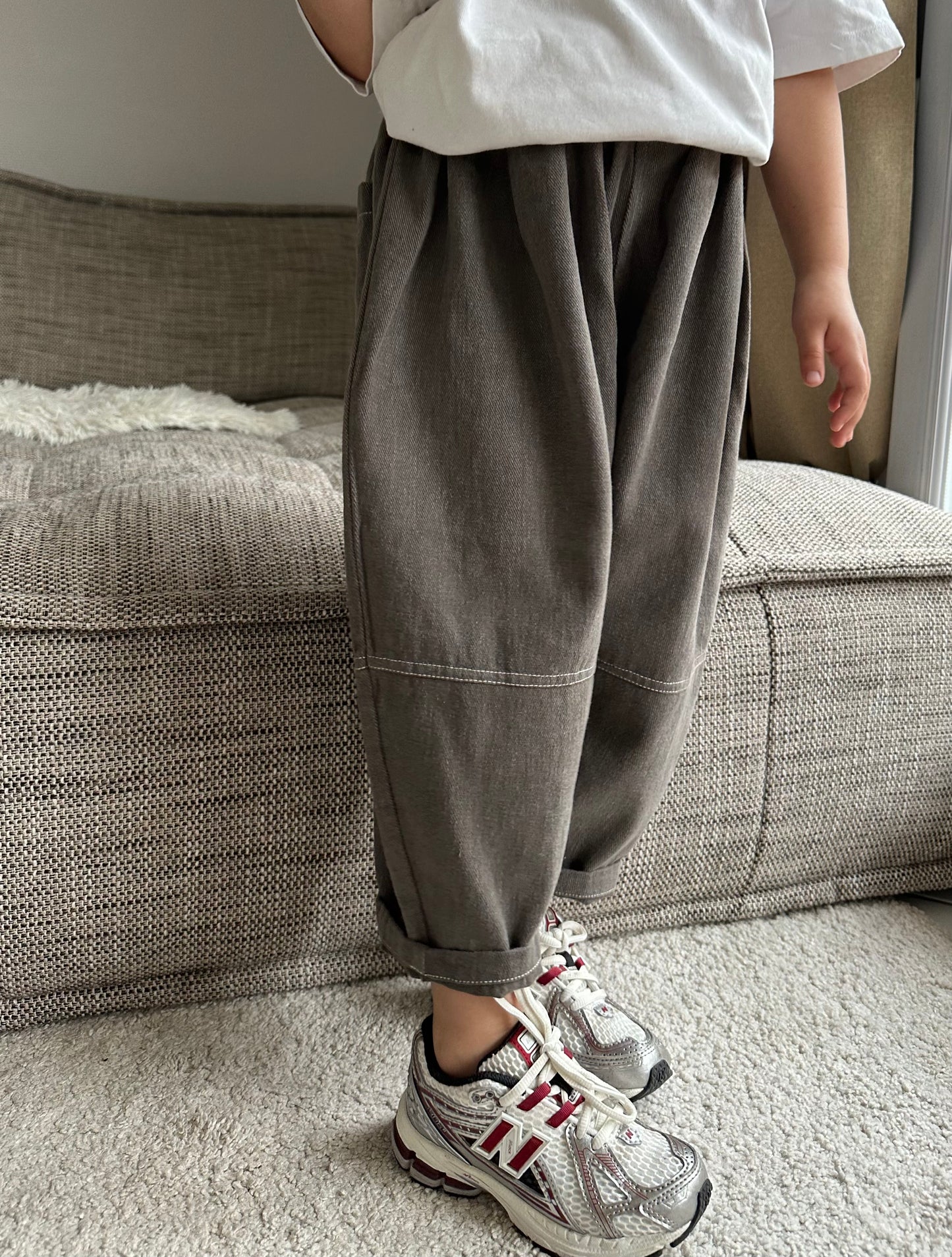 Jean oversize - soft grey
