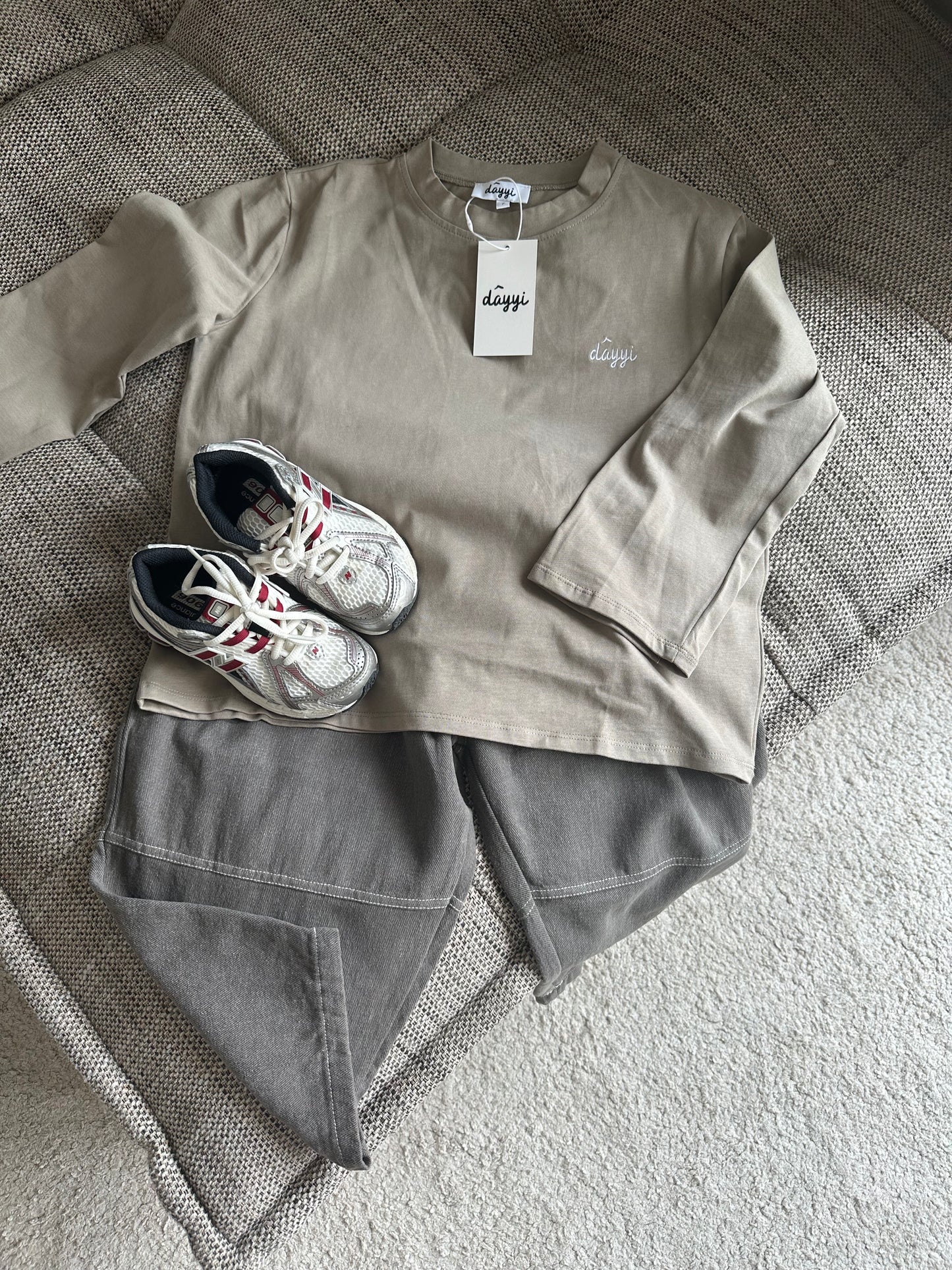Jean oversize - soft grey