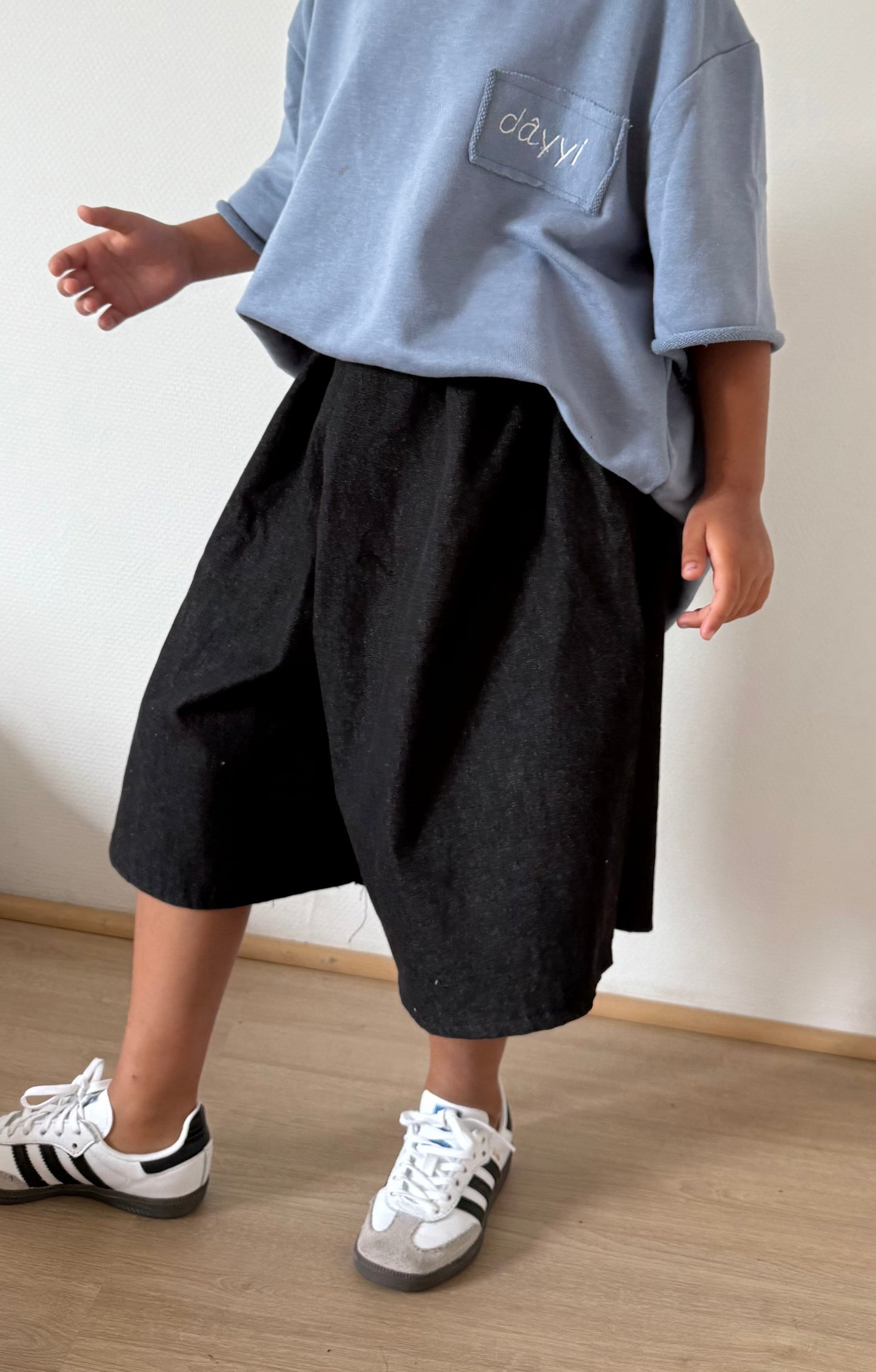 Jean skort - noir