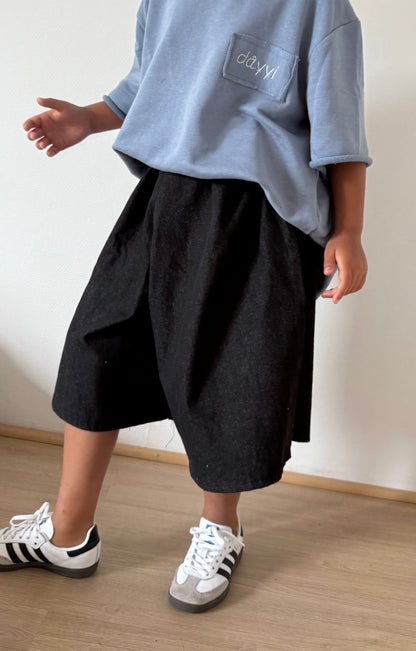Jean skort - noir