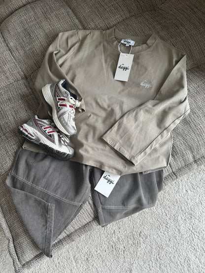 Jean oversize - soft grey