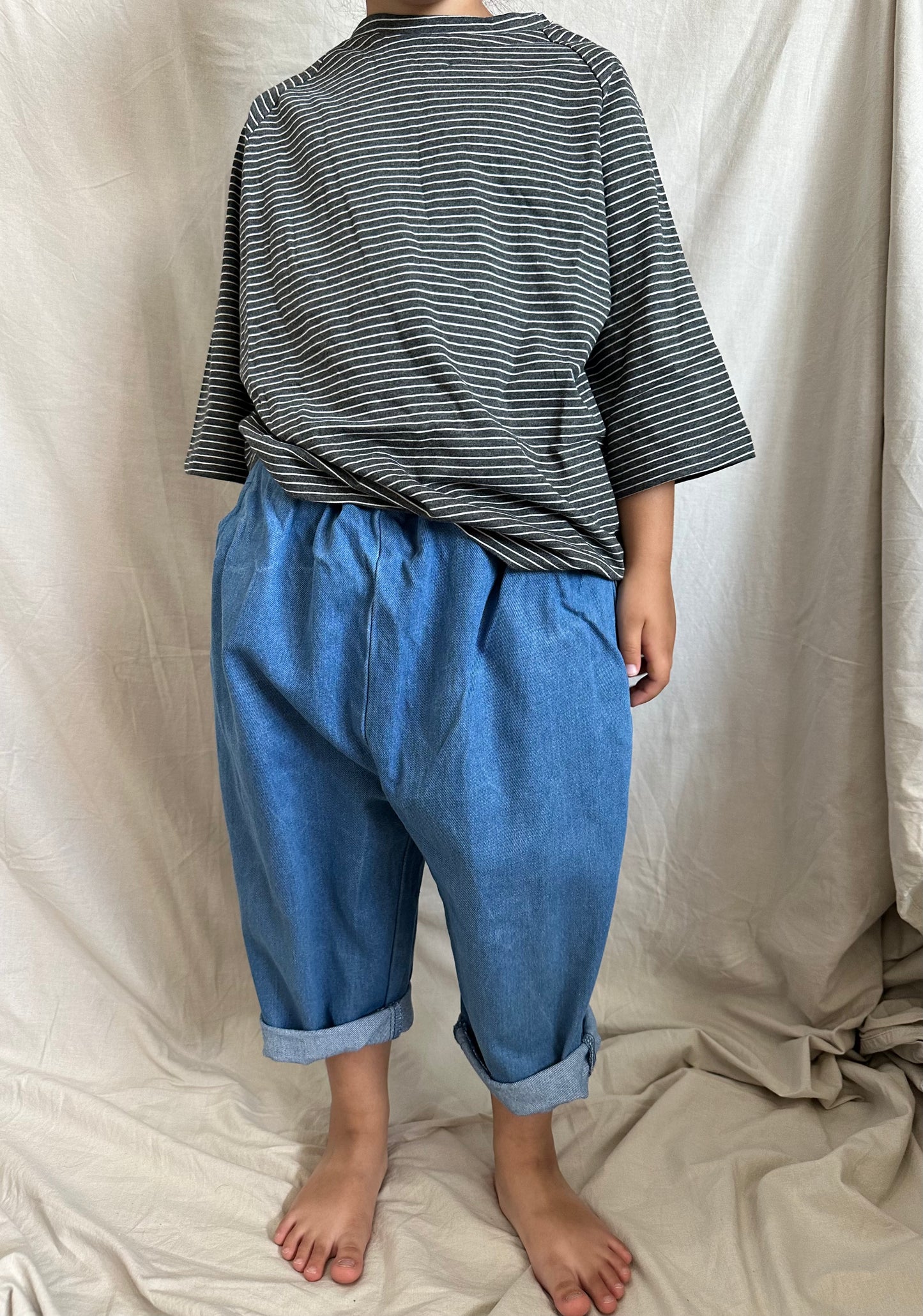 Le jean oversize - bleu foncé
