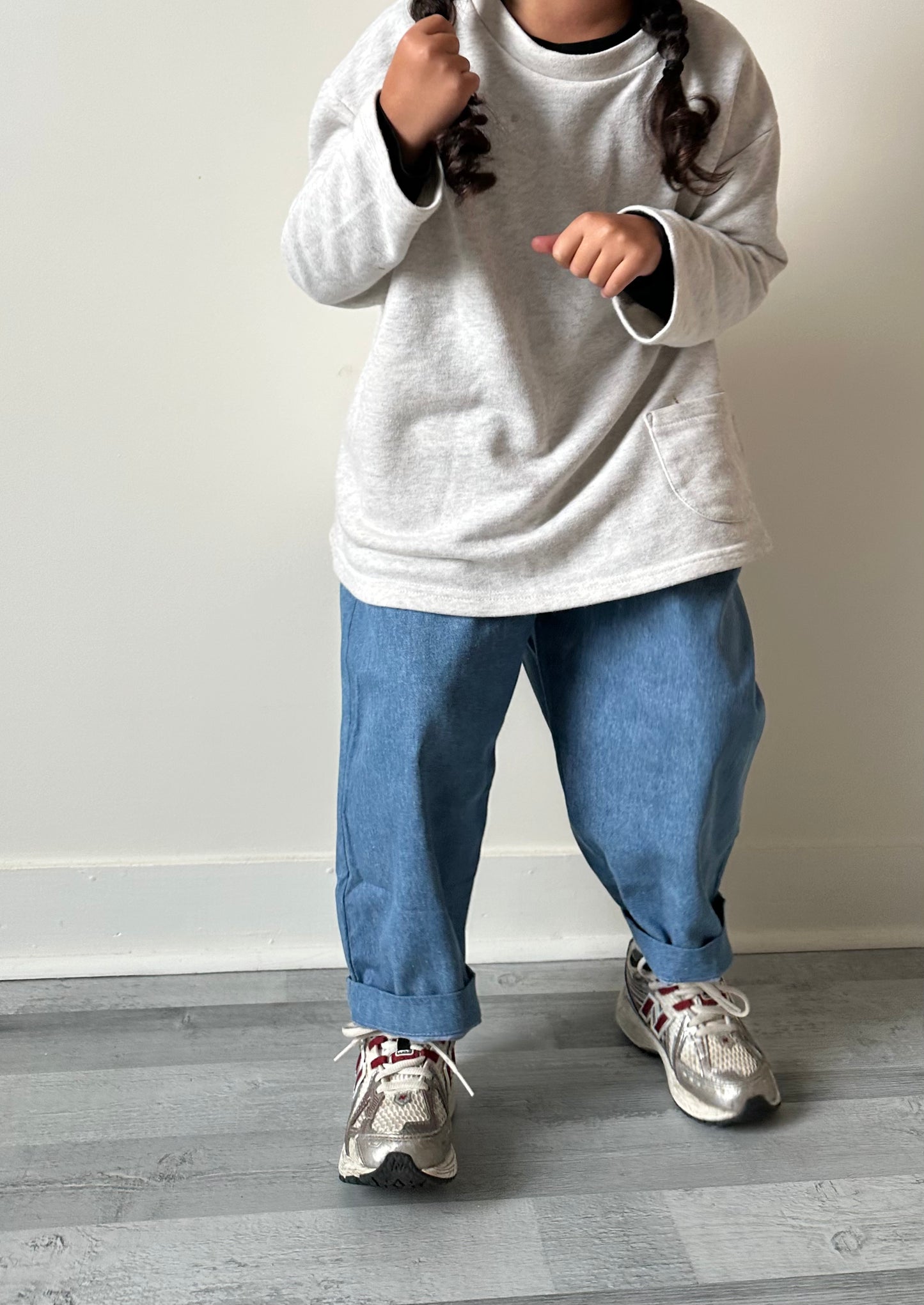 Le jean oversize - bleu foncé