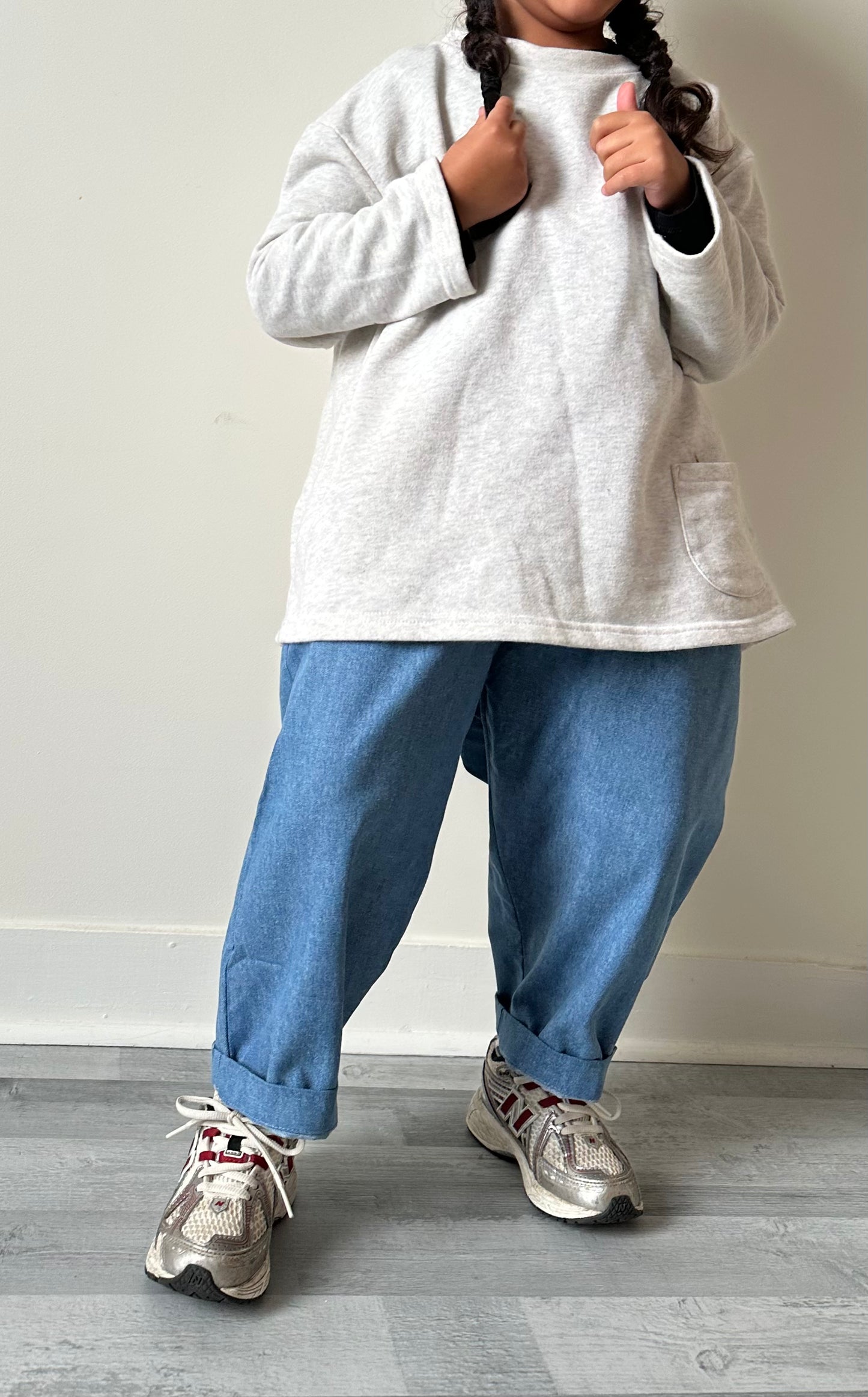 Le jean oversize - bleu foncé