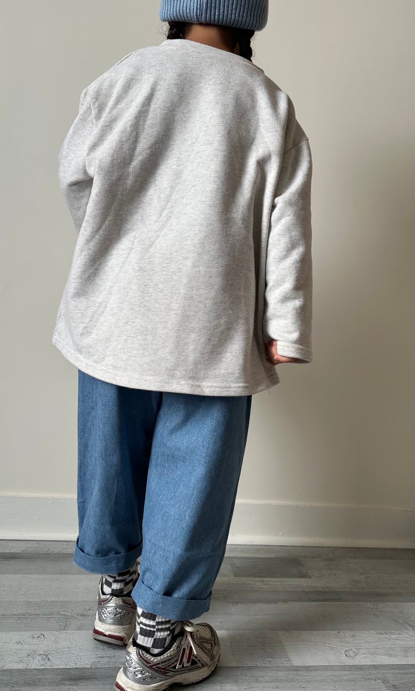 Le jean oversize - bleu foncé
