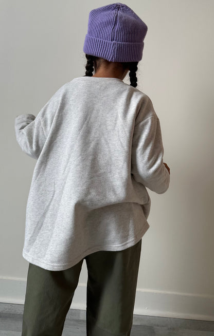 Le jean oversize - kaki